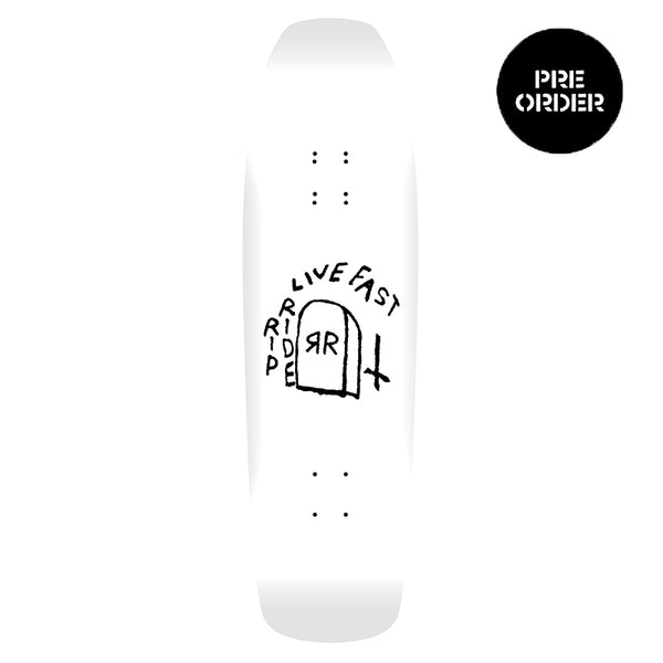 Ripride Skateshop GG Tattoo White 9.25"
