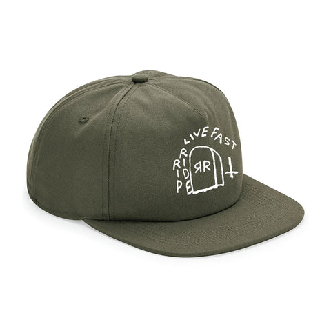 Ripride Skateshop Cap GG Tattoo Olive