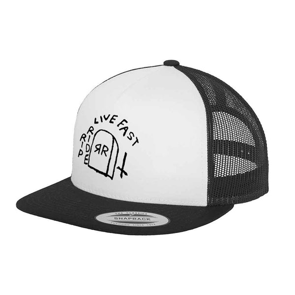 Ripride Skateshop Cap GG Tattoo Black/White Trucker