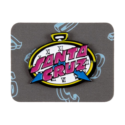 Santa Cruz Pin Badge Grabke Clock Dot