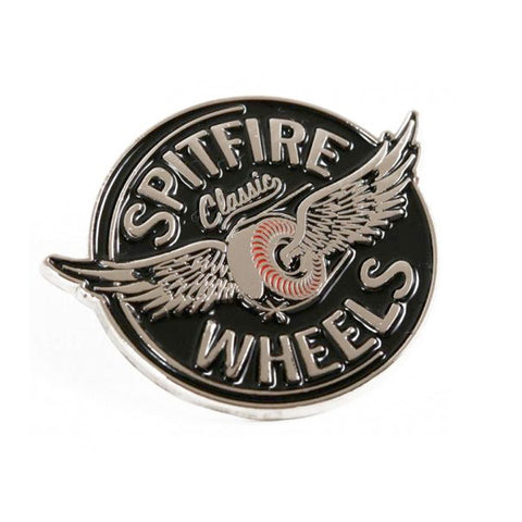 Spitfire Wheels Lapel Pin Flying Classic