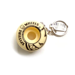 Spitfire Wheels Key Chain Classic Natural