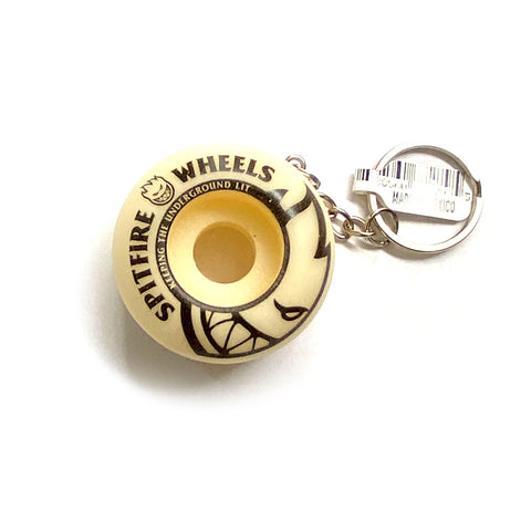 Spitfire Wheels Key Chain Classic Natural