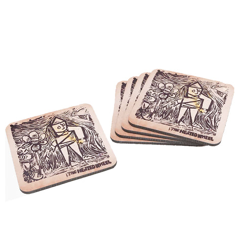 Heated Wheel Coaster Set Flower Guy