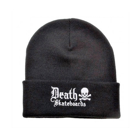 Death Beanie Old English Black