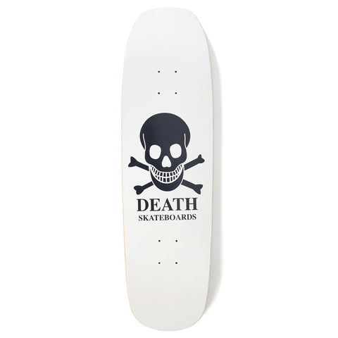 Death Skateboards OG Skull White Pool Shape 9"