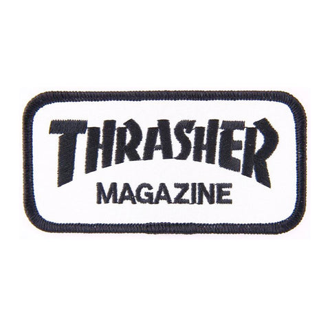 Thrasher Patch Logo White/Black